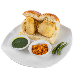 vadapav plate